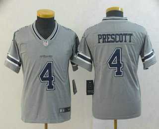 Youth Dallas Cowboys #4 Dak Prescott Grey 2019 Inverted Legend Stitched NFL Nike Limited Jersey,We sell and wholesale Youth Dallas Cowboys #4 Dak Prescott Grey 2019 Inverted Legend Stitched NFL Nike Limited Jersey on line form chian!